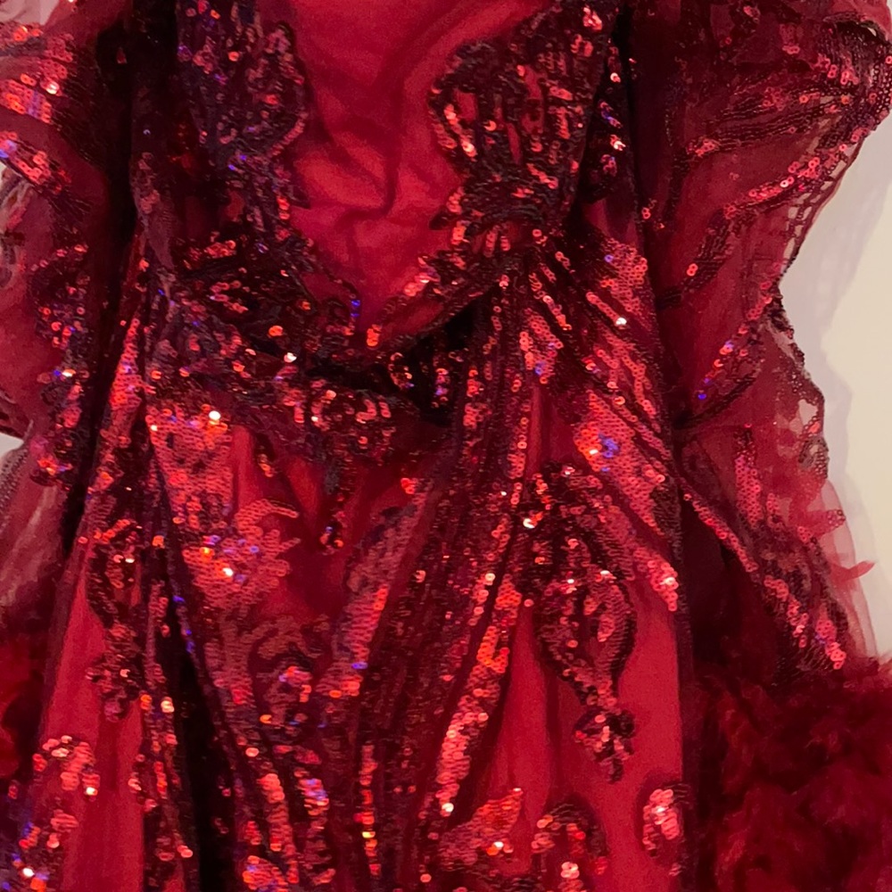 A custom made prom dress